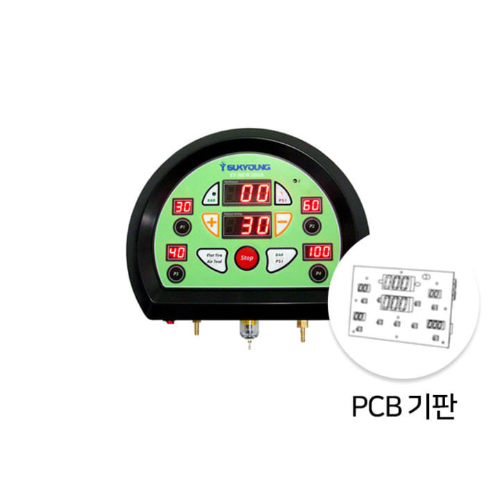 석영 SY-NEW300A 전용 자동 타이어 공기 주입기 부품 PCB기판(센서 포함)